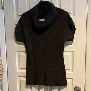 Pink Rose Charcoal Cowl Neck Sweater